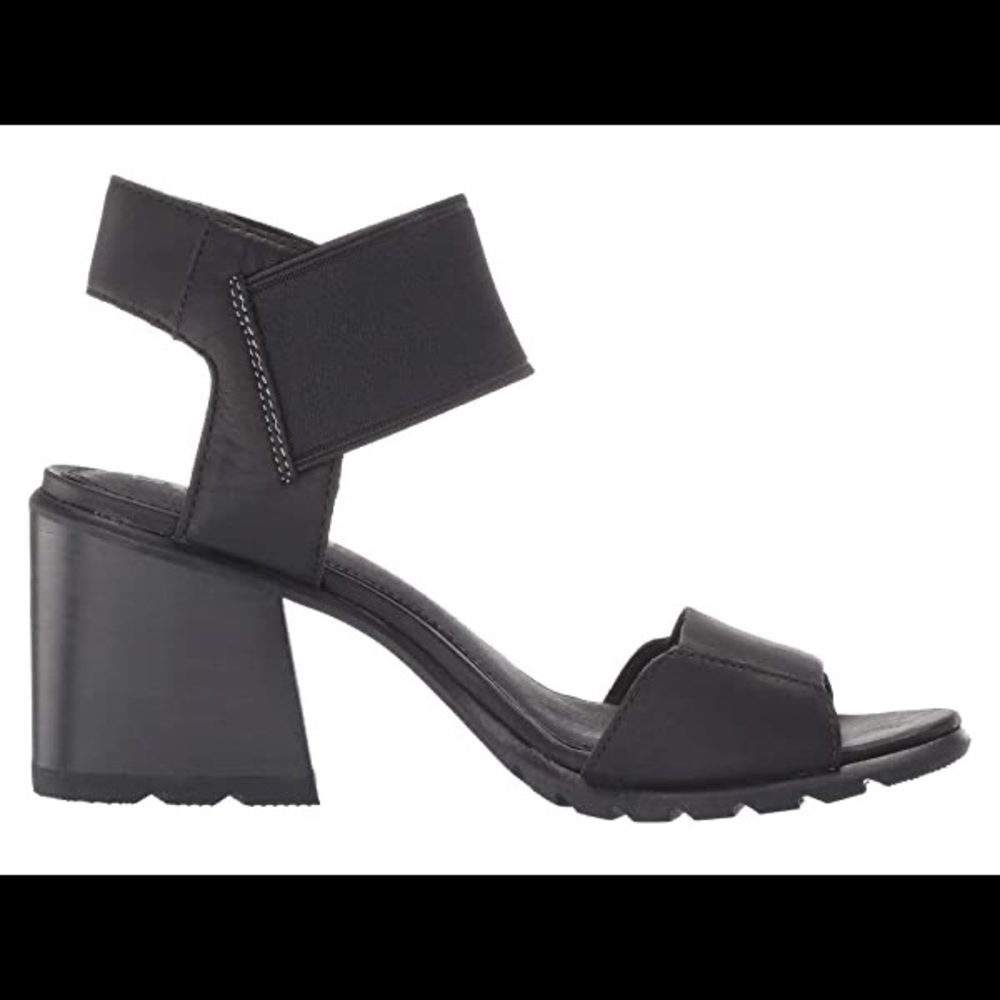 Sorel Nadia sandal- black full grain leather- NIB - Picture 4 of 8